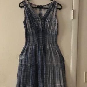 Flouncy, Summery Gauzy Dress w/Beading